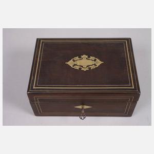 Kleine Nähschatulle Spätbiedermeier