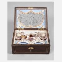 Kleine Nähschatulle Spätbiedermeier111