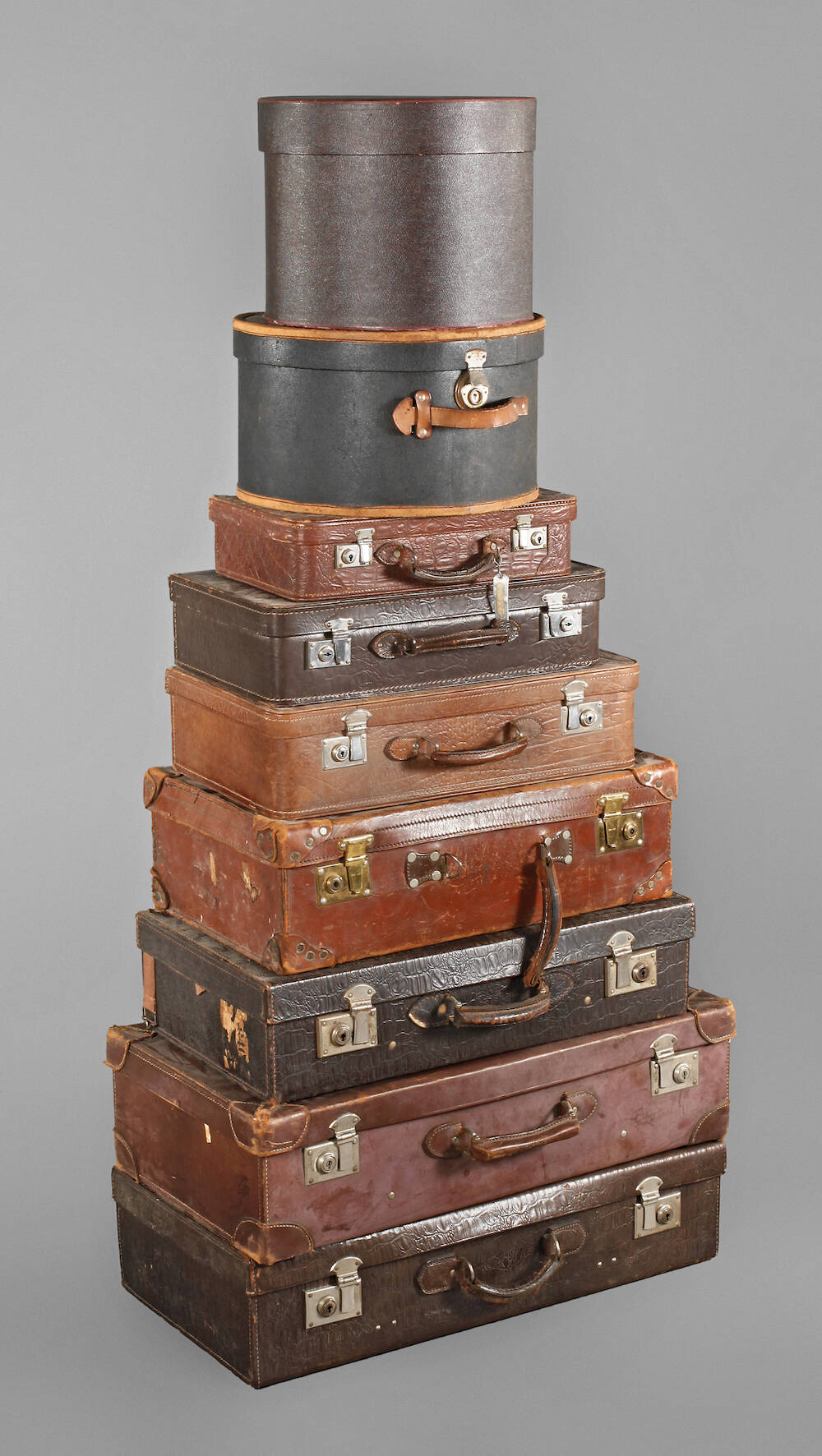 Konvolut historische Reisekoffer