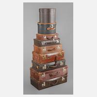 Konvolut historische Reisekoffer111