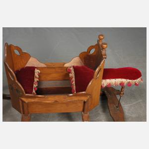 Historischer Kinderschlitten