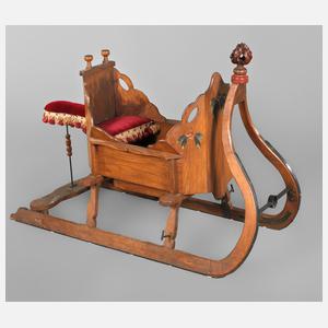 Historischer Kinderschlitten