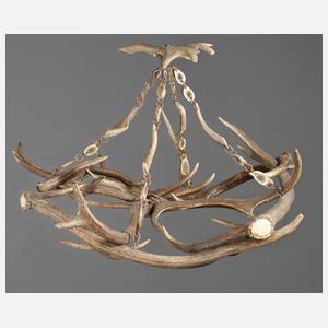 Großer Geweihleuchter