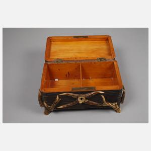 Jagdliche Deckeldose