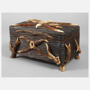 Jagdliche Deckeldose