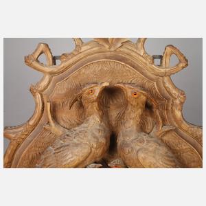 Geschnitzte Wandapplik