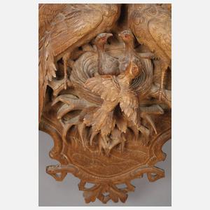 Geschnitzte Wandapplik