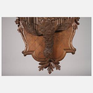 Paar jagdliche Wandreliefs