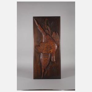 Paar jagdliche Reliefplatten