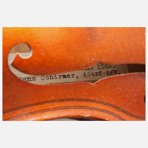 Violine Hans Schirmer
