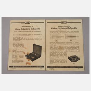 Kleine Präzisionsmessgeräte im Koffer