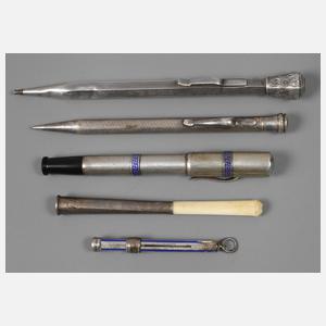 Konvolut Schreibutensilien