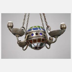 Deckenlampe Bleiglas