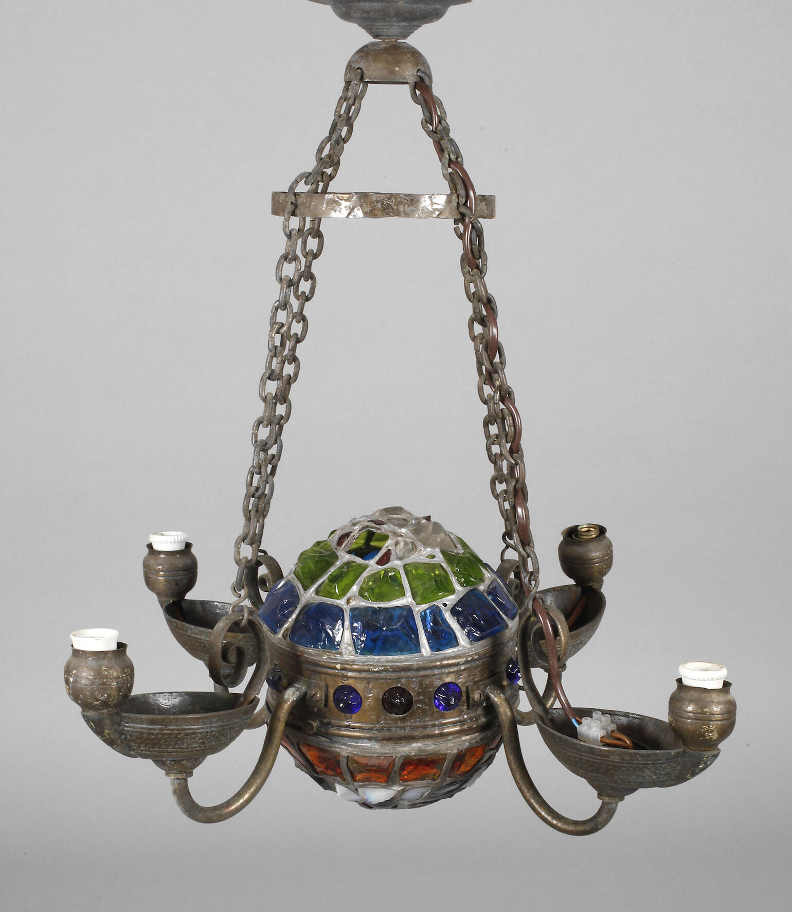 Deckenlampe Bleiglas