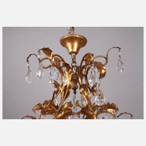 Floraler Deckenlüster