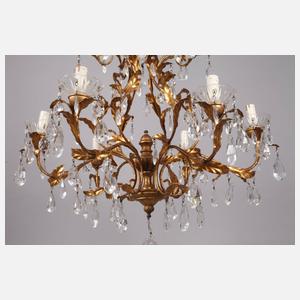 Floraler Deckenlüster