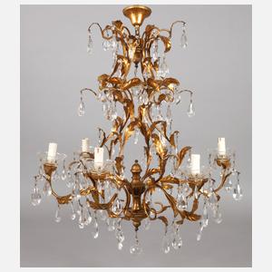 Floraler Deckenlüster