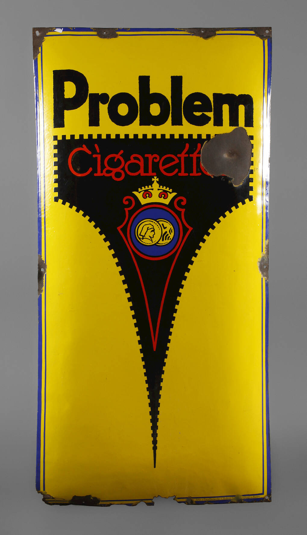 Emailschild Problem Cigaretten