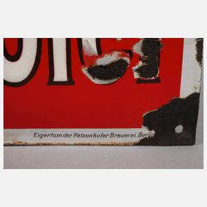 Emailschild Patzenhofer Bier