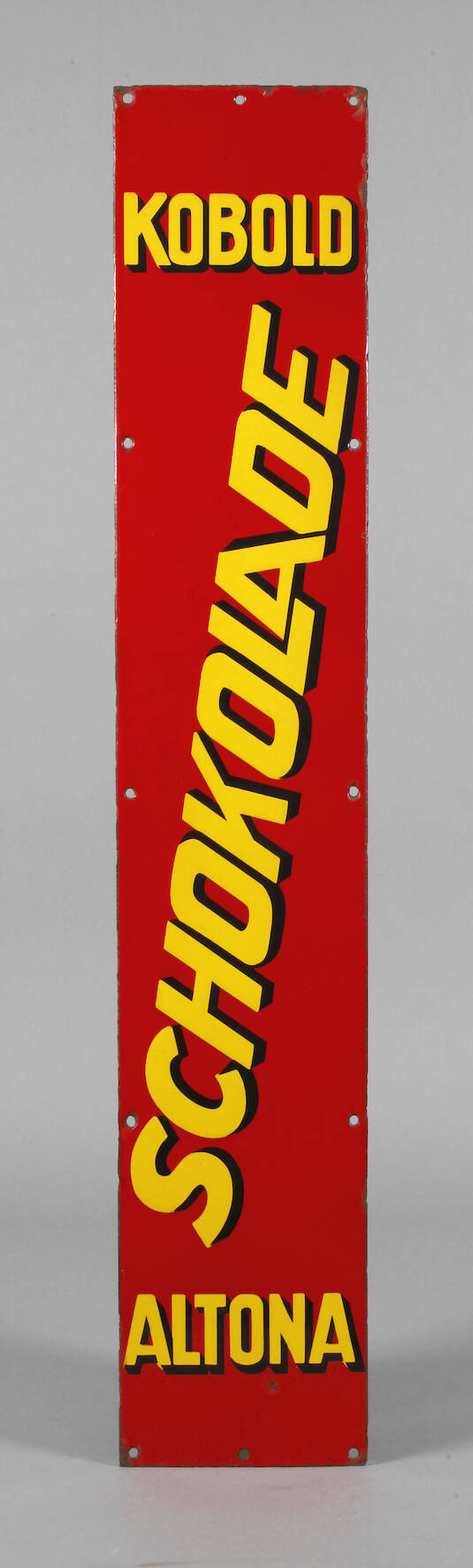 Emailschild Koboldschokolade