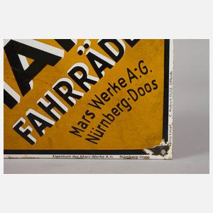 Emailschild Mars Fahrräder