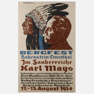 Werbeplakat Karl May
