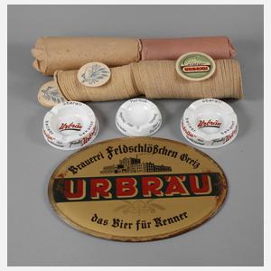 Konvolut Werbemittel Brauerei Greiz
