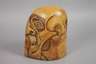 Ernst Neizvestny, abstrakter Keramikkopf und Grafik