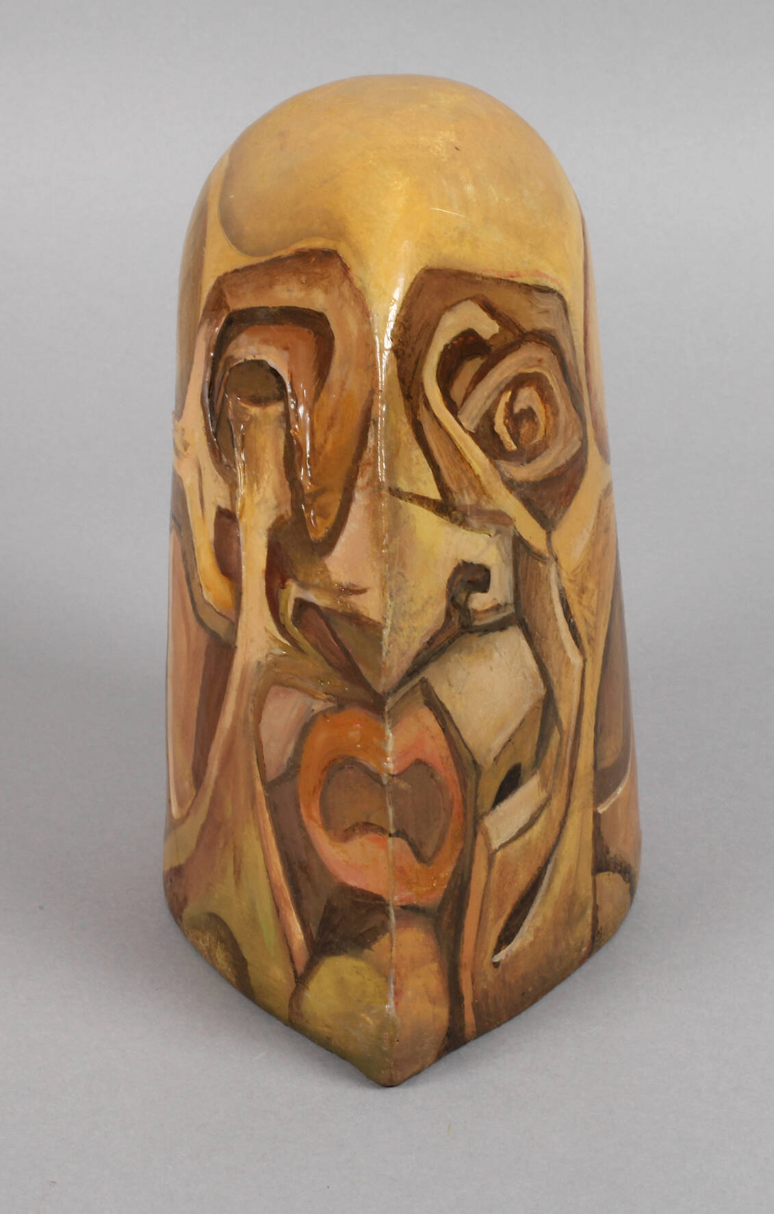 Ernst Neizvestny, abstrakter Keramikkopf und Grafik