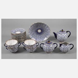 Lomonossov Teeservice "Kobaltnetz"