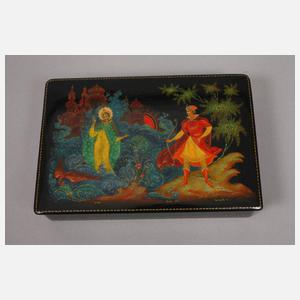 Konvolut russische Lackdosen