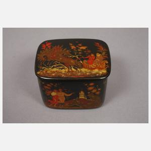 Konvolut russische Lackdosen