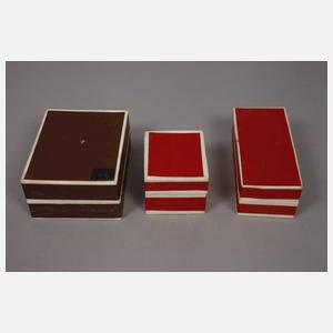 Konvolut russische Lackdosen