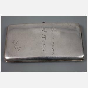 Russisches Zigarettenetui Silber