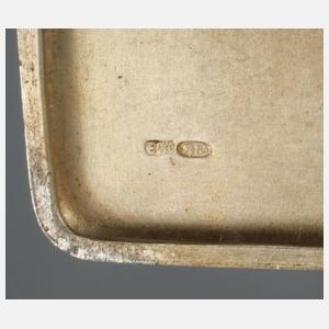 Russisches Zigarettenetui Silber