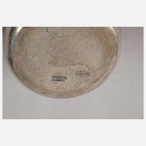 Russland vier Schnapsbecher in Niellotechnik