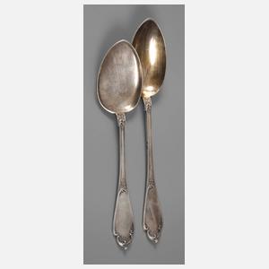 Paar Vorlegelöffel Carl Fabergé