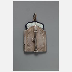 Anhänger Silber mit Marienbildnis