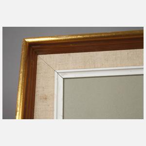 Pferdekarren vorm Dorf