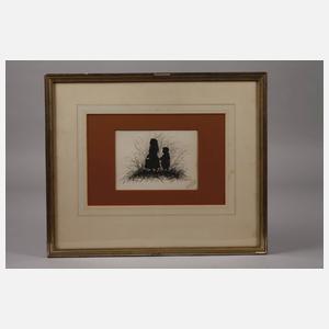 Elisabeth Merkurievna Boehm, Zwei Tuschezeichnungen