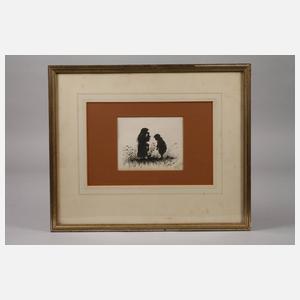 Elisabeth Merkurievna Boehm, Zwei Tuschezeichnungen