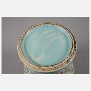 Vase China Famille rose