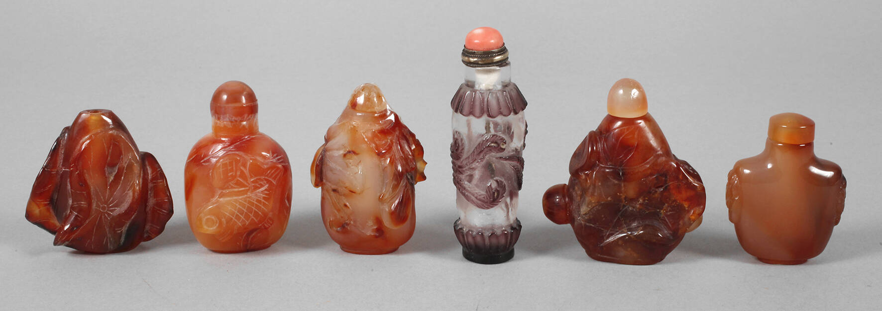 Konvolut Snuffbottles
