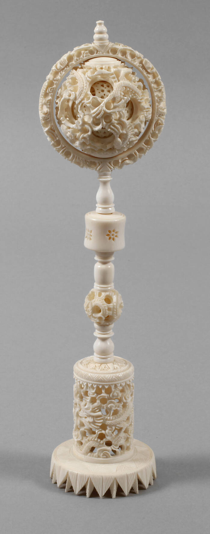 Kugel-in-Kugel Elfenbein