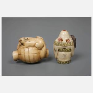 Zwei Netsuken
