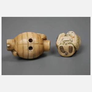 Zwei Netsuken