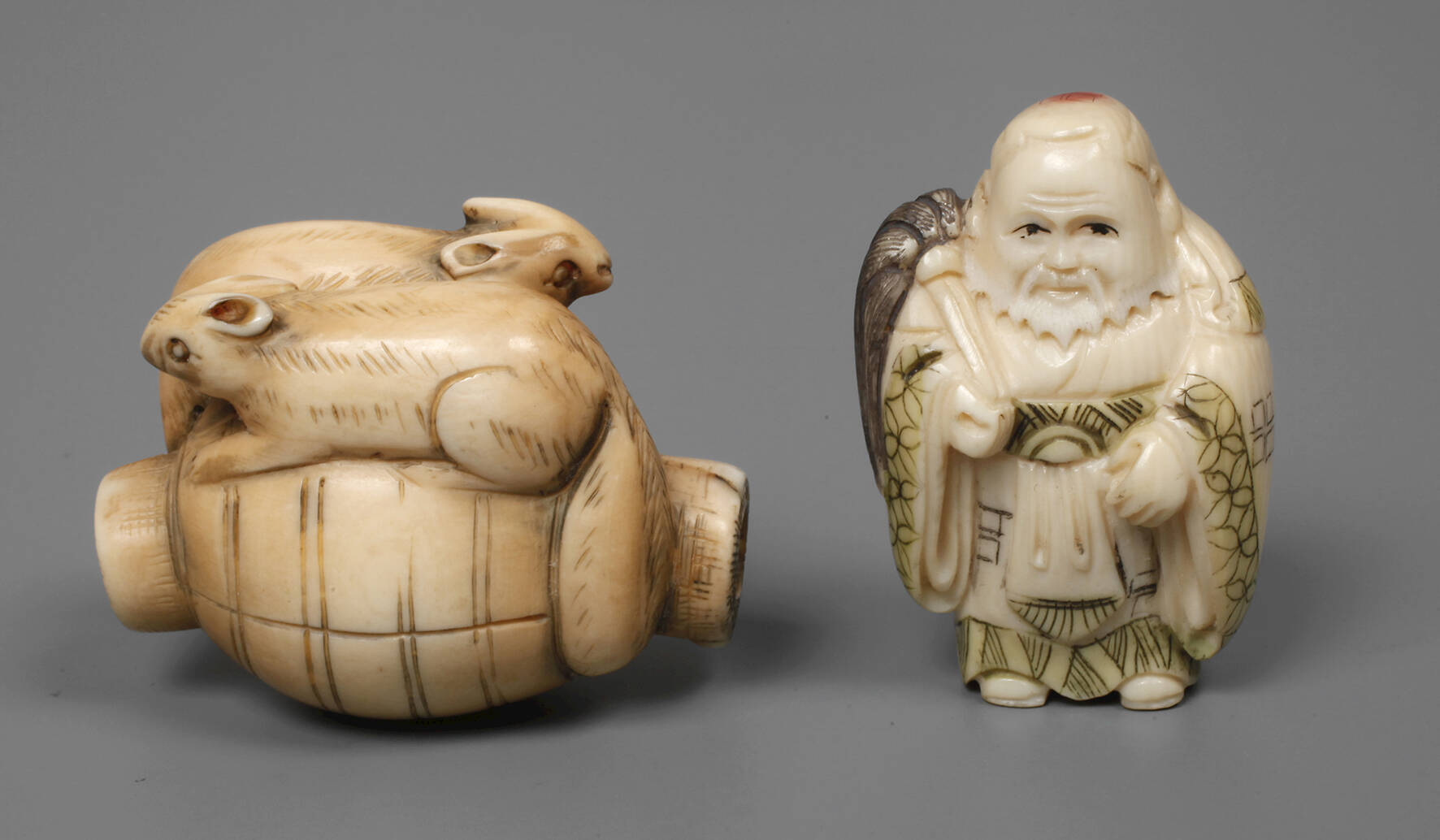 Zwei Netsuken