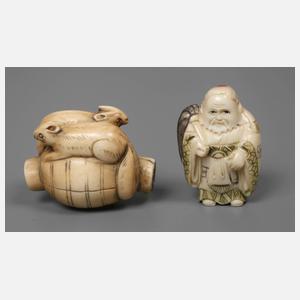 Zwei Netsuken