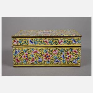 Deckeldose Cloisonné