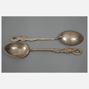 Zwölf Kaffeelöffel Silber